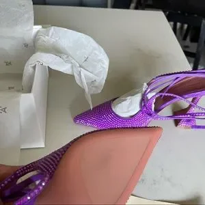Amina Muaddi | Shoes | Amina Muaddi Karma Crystal Pump In